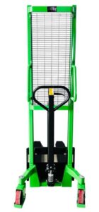 Elevatore a timone manuale, stoccatore manuale, sollevamento 1.600mm