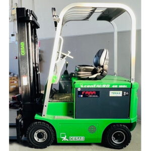 Muletto elettrico usato, CESAB CenTAURO 160L, 16 quintali con sollevamento fino a 3.200mm